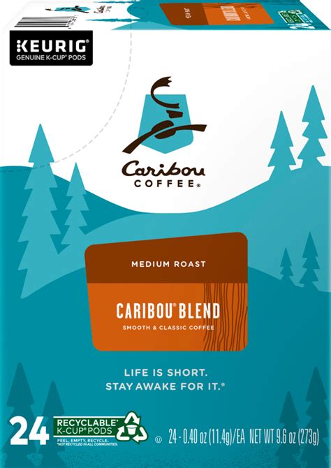 Check spelling or type a new query. Caribou Coffee Caribou Blend, Keurig Single-Serve K-Cup Pods, Medium Roast Coffee, 24 Count ...