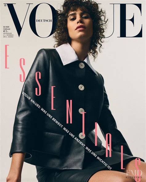 Cover Of Vogue Germany With Mica Arganaraz February 2020 Id54313