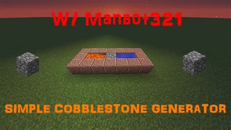 Minecraft Simple Cobblestone Generator Ps Xbox Mcpe