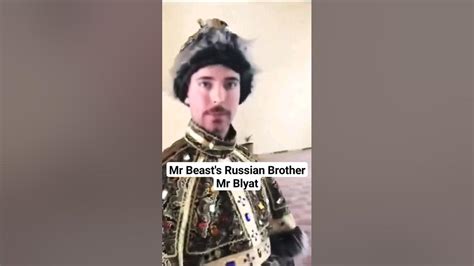 Mr Beasts Russian Brother Mr Blyat Mrbeast Russia Funny
