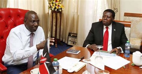 Deputy President William Ruto Denies He Nearly Slapped Defence Cs Eugene Wamalwa Pulselive Kenya