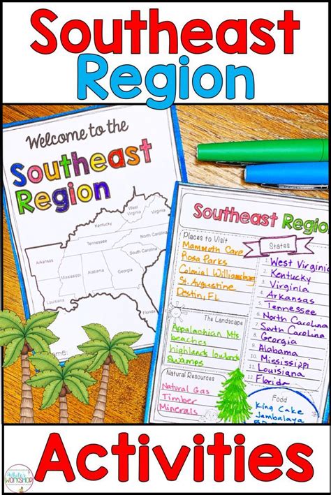 Us Regions Southeast Region Southeast Region 4th Grade Social