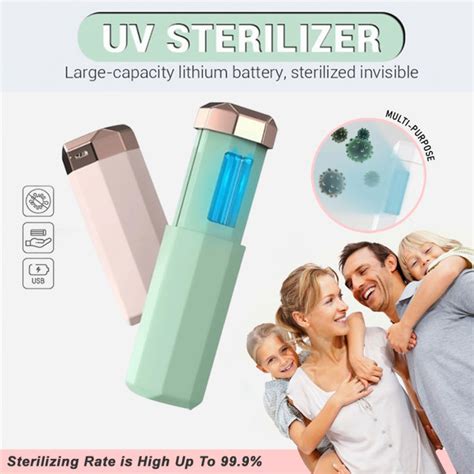 Hydroclean Portable Uv Sterilizer Light Lamp Usb Mini Uvc Light