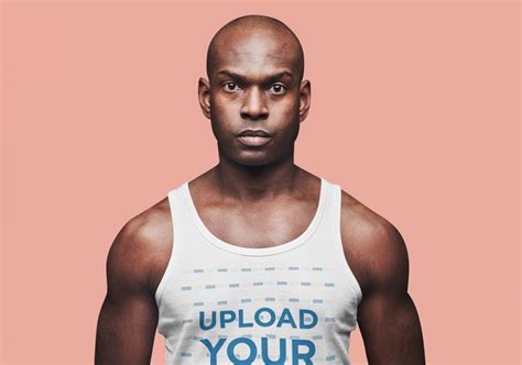 Placeit Mockup Of A Determined Fit Man Wearing A Tank Top