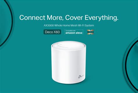Besides good quality brands, you'll also find plenty of discounts when you shop for tp link wifi extender during big sales. TP-Link Deco X60 AX3000 Home Mesh Wi-Fi 6 Wireless Gigabit ...