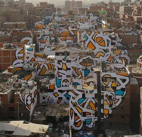 Il Gigantesco Murale Creato Dallo Street Artist El Seed Su 50 Edifici