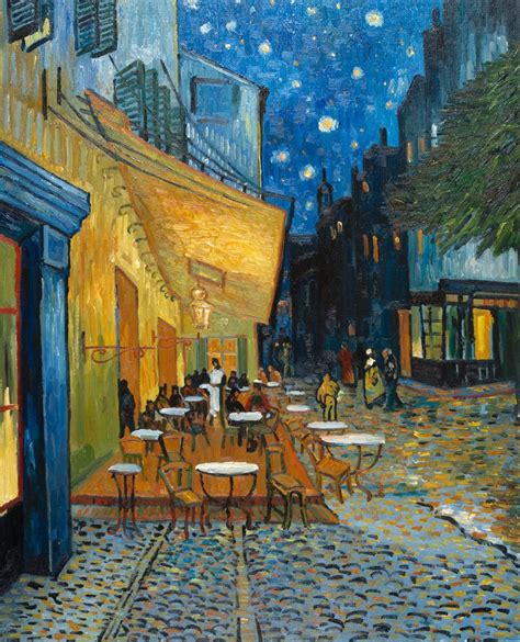 Caf Terras Van Vincent Van Gogh Van Gogh Studio