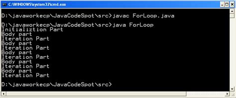 Java Code Spot Java Programming For Loop