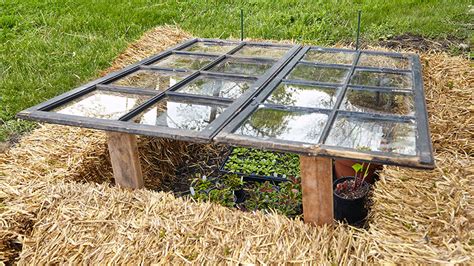 It's just the simple physics of a triangle that makes this work. DIY cold frames | Garden Gate