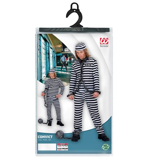 Boys Convict Costume Kids Costumes Partyworld