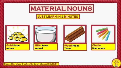Material Nouns Material Noun Definition And Examplesenglish Grammar