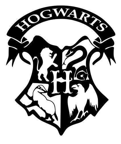 Harry Potter Sticker Hogwarts Crest 2 4 8 Harry Potter Stencils