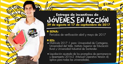 ▷ están son las fechas de pago de ▷jóvenes en acción 2021▷. Eventos Bienestar Universitario UNIPAZ: PAGO INCENTIVO PROGRAMA JÓVENES EN ACCIÓN