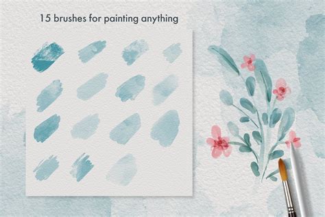 The most attractive procreate brushes that are created so that you can use with the procreate app on an ipad pro or apple pencil. Procreate watercolor brush set | Watercolor brushes ...