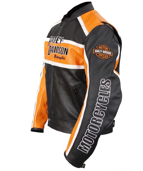 Mens Harley Davidson Motorcycle Classic Cruiser Jacket Leather