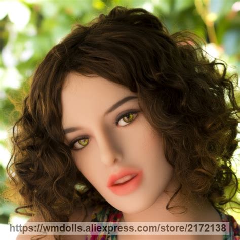 Wmdoll Europe Face Oral Sex Dolls Head Real Solid Silicone Love Doll Heads Sex Adult Toys Fit
