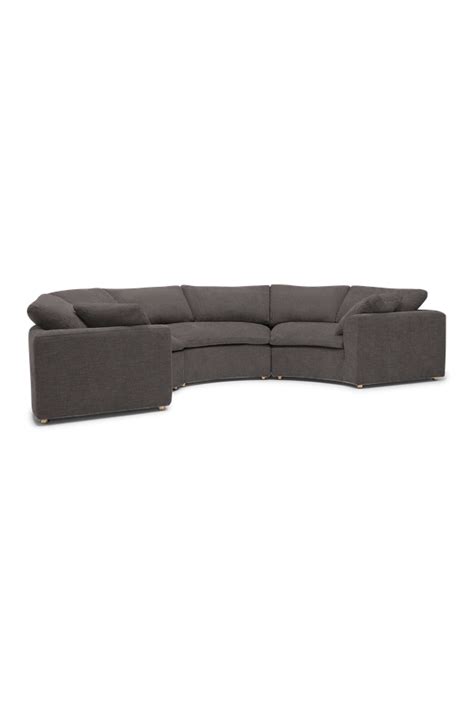 Bryant Semicircle Sectional 3 Piece Sectional Curved Sectional