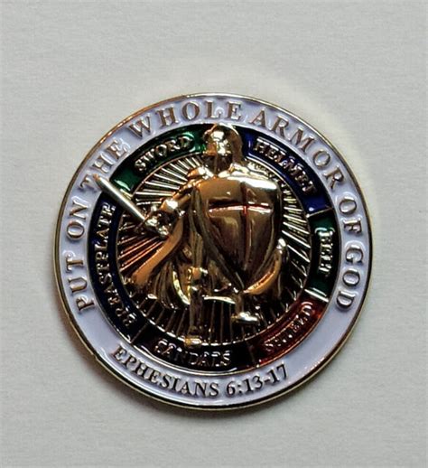 Put On The Whole Armor Of God Lapel Pin Ebay