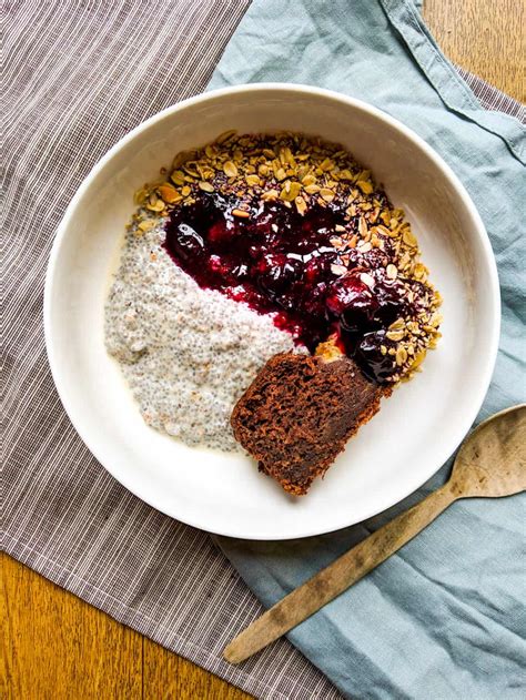 How do you make chia seed pudding? Vegan Chia Seed Pudding With Stewed Blueberries - By The ...