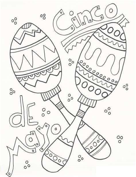 Nice Maracas Coloring Page Free Printable Coloring Pages For Kids