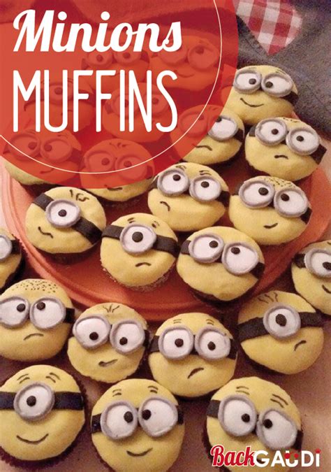 Tortendeko torten rezepte minion kuchen blumenkuchen tortenverzierung torte hochzeit kuchen garnieren leckere torten torten. Minions-Muffins | Muffins kindergeburtstag ...