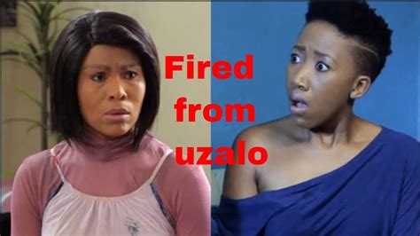 Manzuza And Smangele Let Go From Uzalo Youtube