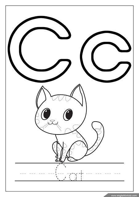 Letter C Coloring Page Worksheets  99Worksheets