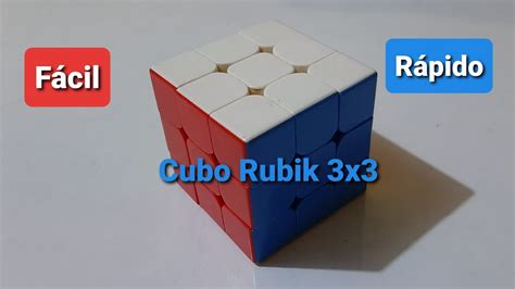 Resolver Cubo De Rubik 3x3 Principiantes Rápido Y Fácil El Mejor