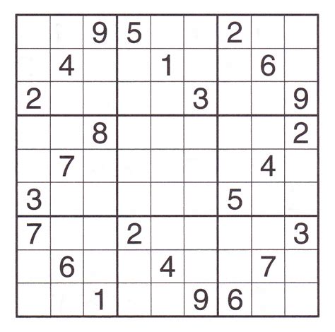 Free Printable Sudoku Puzzles Glorilo