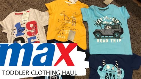 Max Clothing Haul For Toddlersmax Shopping Haul For Kids Youtube