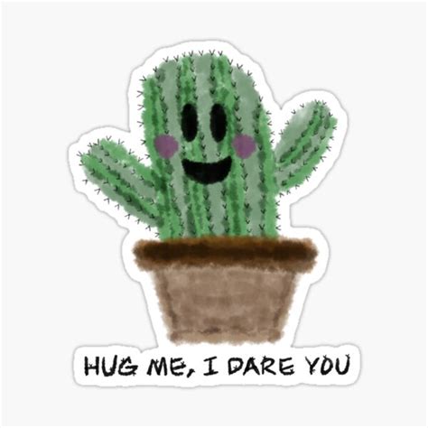 Hank is the prickliest cactus around. Hug Me Cactus Gifts & Merchandise | Redbubble