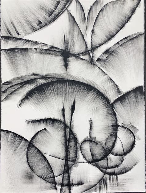 Black And White Abstract Drawing 2 Drawing By Khrystyna Kozyuk