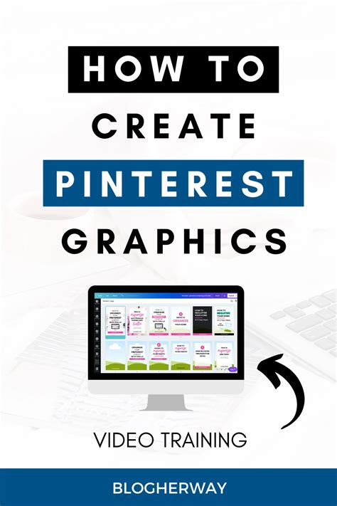 How To Create Pinterest Graphics With Canva Blog Strategy Pinterest