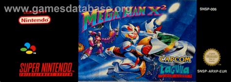 Mega Man X2 Nintendo Snes Artwork Cartridge Top