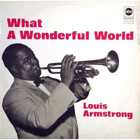 what a wonderful world by louis armstrong lp with vinyl59 ref 115879328
