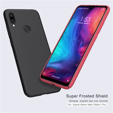 Nillkin Super Frosted Shield Matte Cover Case For Xiaomi Redmi Note