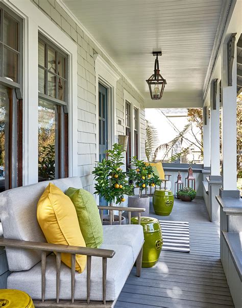 porch ideas don t have to be complicated sometimes a simple swap of the color palette can make