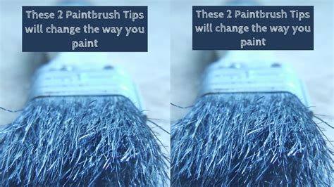 How To Load A Paint Brush And Strike Off Youtube