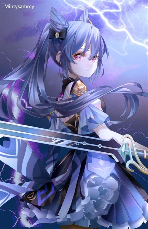 Also containing genshin impact official character card which can be used as phone wallpaper. Keqing Genshin Impact Wallpapers - Wallpaper Cave