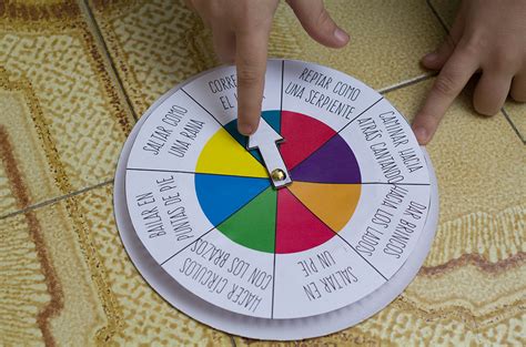 De este modo un juego de mesa puede estimular: Ruleta de la motricidad gruesa - Actividades para niños ...