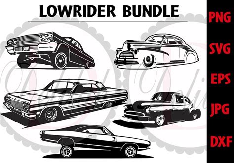 Lowrider Bundle Svg Lowrider Svg Lowrider Car Svg Eps Etsy New Zealand