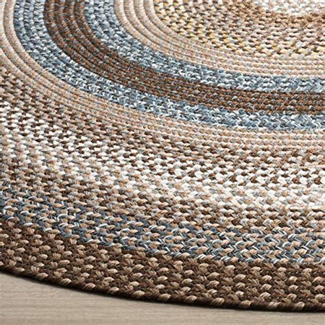 Safavieh Braided Collection Area Rug 5 X 8 Oval Brown And Multi