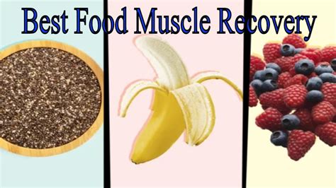 8 Muscle Recovery Foods To Snack On After Your Next Workout Youtube