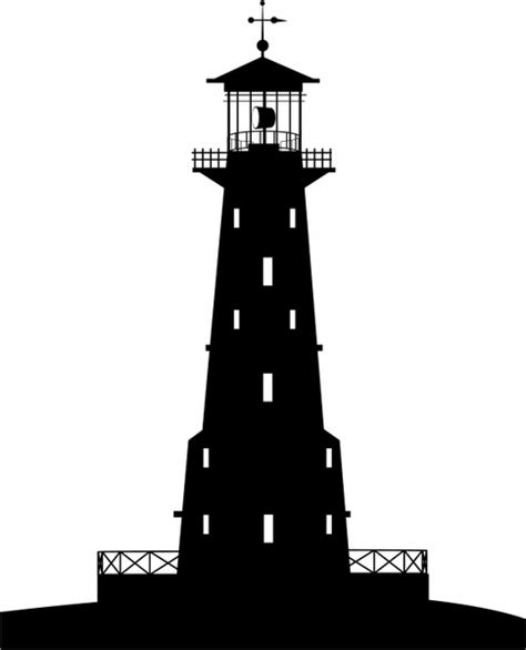 Lighthouse Silhouette Svg