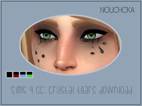 The Sims Resource Crystal Tears Makeup For Both Men And Women