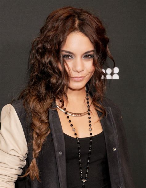 Vanessa Hudgens Gave The Side Braid A Turn With Kinky Curls That