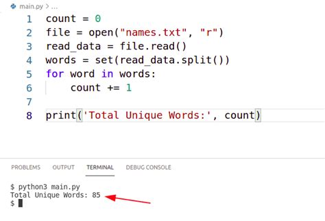 How To Find Unique Words In Text File In Python Jose Has Ayala