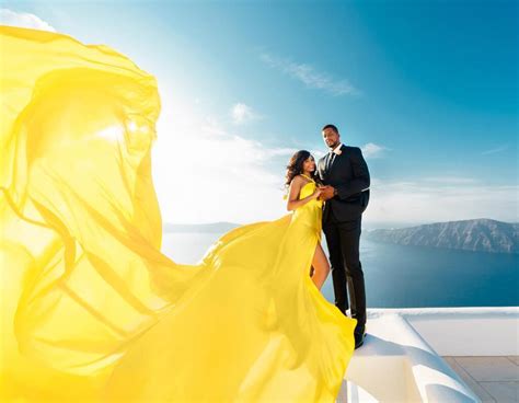 Santorini Flying Dress Photoshoot Price For Flying Dress Photoshoot