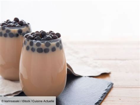 Bubble tea au lait Recette