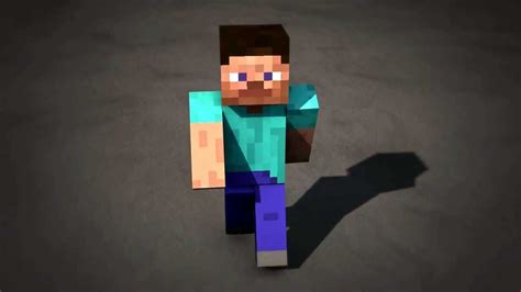 C4d Minecraft Steve Walking Youtube
